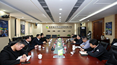 首發投資控股公司、首發物流公司與唐山金馬啓新水泥有(yǒu)限公司召開業務座談會
