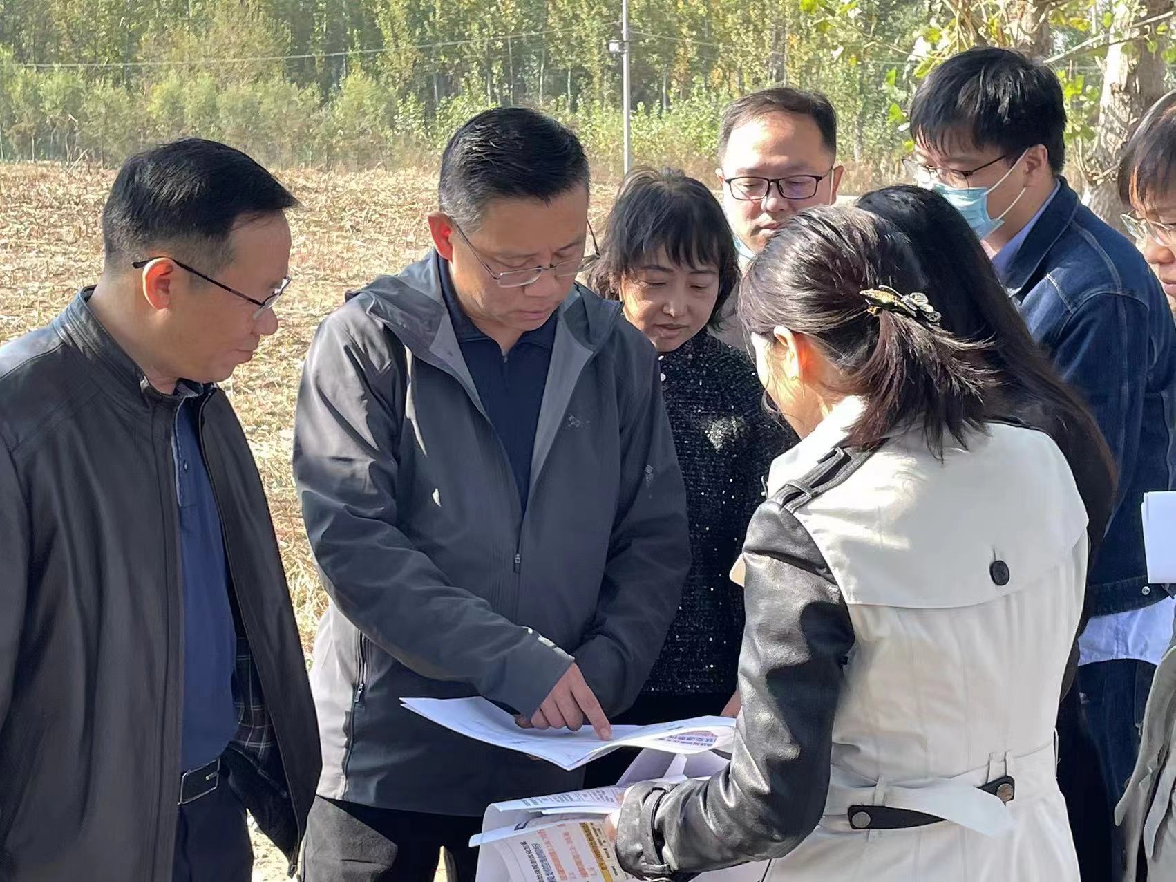 集團公司總會計師齊占峰帶隊調研北(běi)京平谷物流片區