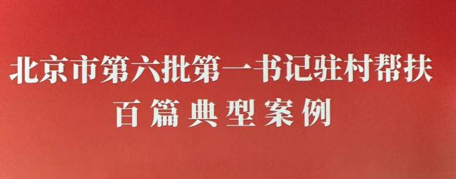 首發投資集團幫扶案例入選《北(běi)京市(shì)幫扶經濟薄弱村典型案例》